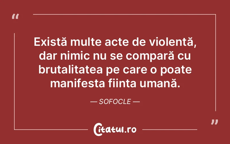 Citat Sofocle - citate oameni