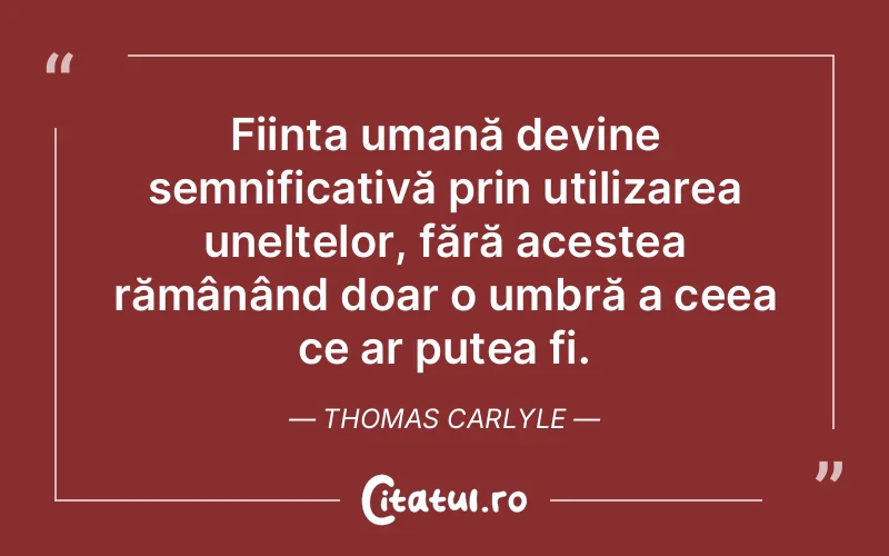 Citat Thomas Carlyle - citate oameni