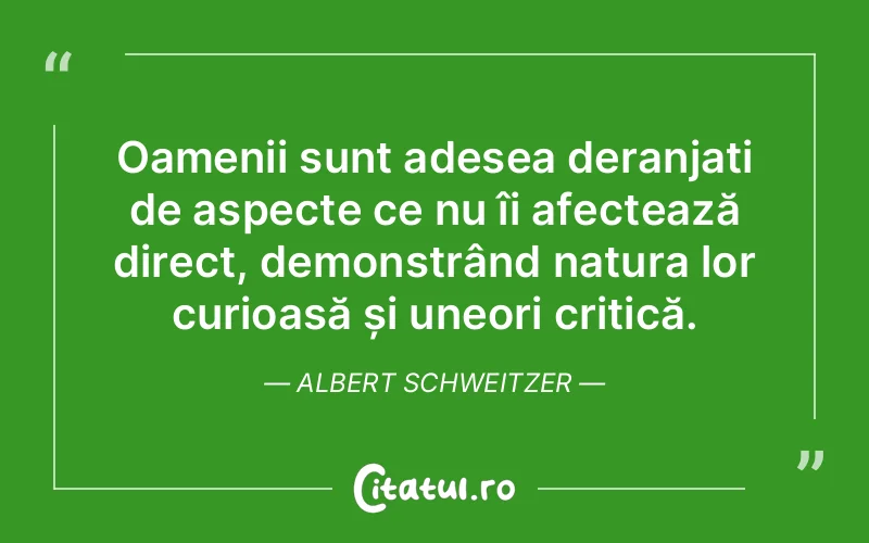 Citat Albert Schweitzer - citate oameni