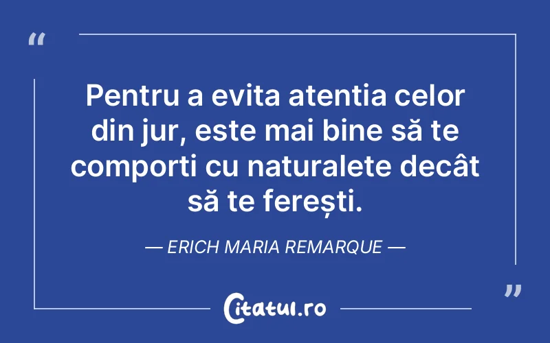 Citat Erich Maria Remarque - citate oameni