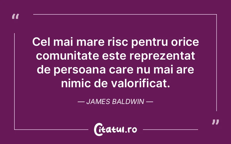 Citat James Baldwin - citate oameni