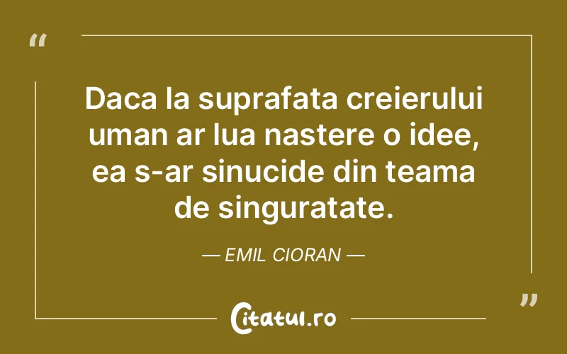 Citat Emil Cioran - citate oameni