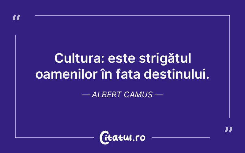 Citat Albert Camus - citate oameni