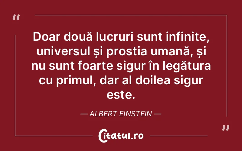 Citat Albert Einstein - citate oameni