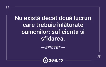 Caracterul nu e vizibil prin fapte mari....