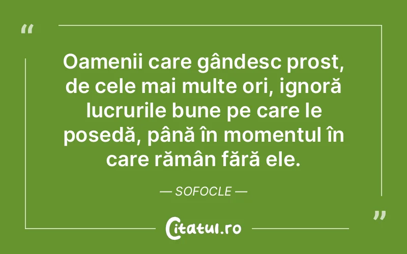 Citat Sofocle - citate oameni