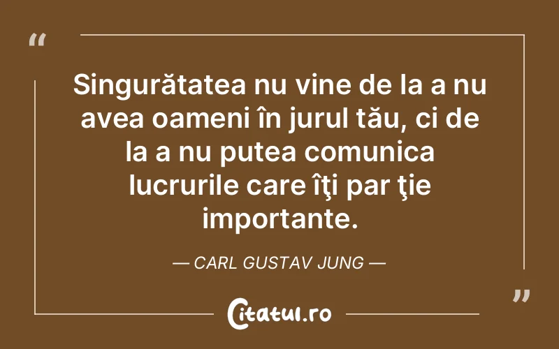 Citat Carl Gustav Jung - citate oameni