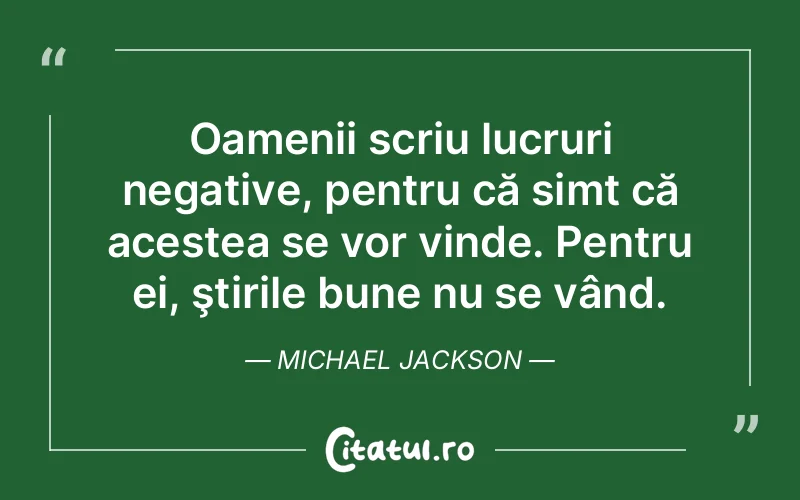 Citat Michael Jackson - citate oameni