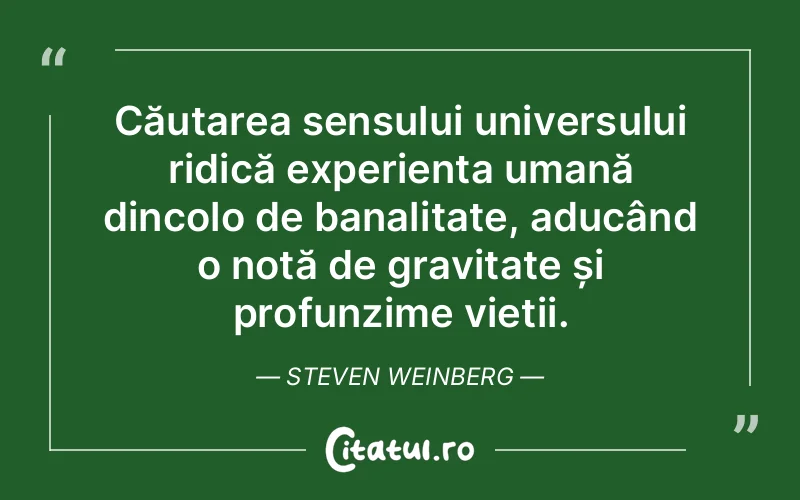 Citat Steven Weinberg - citate oameni