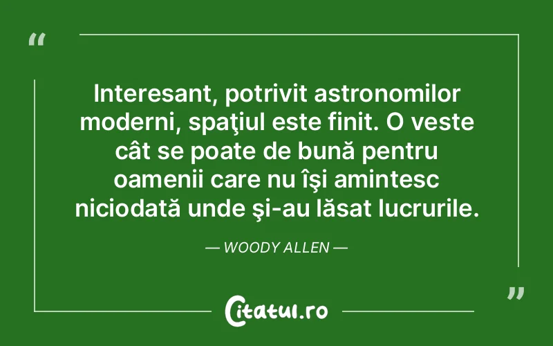 Citat Woody Allen - citate oameni