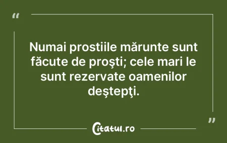 Ceea ce ne face să greșim cel mai mult...