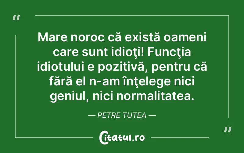 Citat Petre Tutea - citate oameni