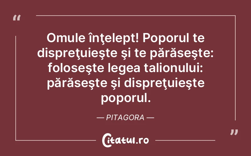 Citat Pitagora - citate oameni
