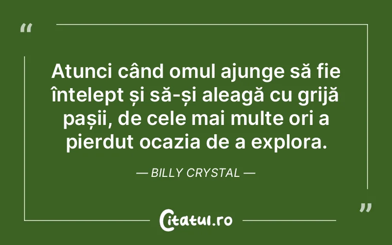 Citat Billy Crystal - citate oameni