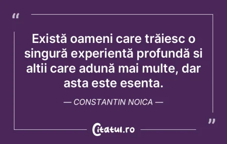 Cea mai mare iluzie este să credem că ...