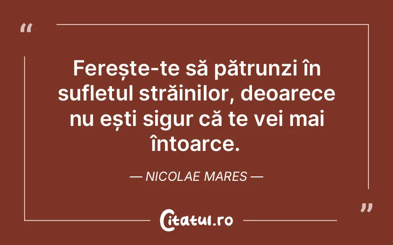 Citat Nicolae Mares - citate oameni