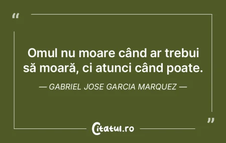 Ce e omul de vină de el singur?	Hortens...