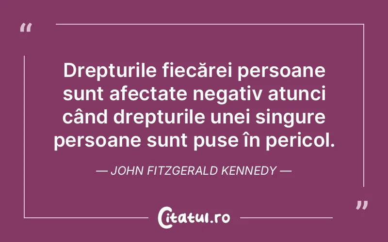Citat John Fitzgerald Kennedy - citate oameni