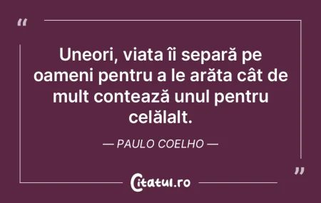 Ori de câte ori poţi, trebuie să priv...
