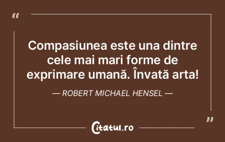 Natura este o artă încă necunoscută ...