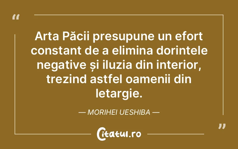Citat Morihei Ueshiba - citate oameni