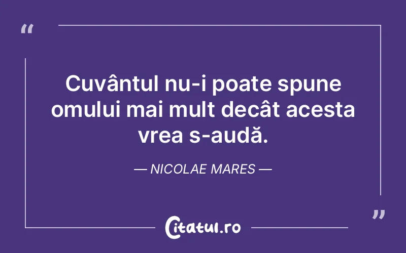 Citat Nicolae Mares - citate oameni