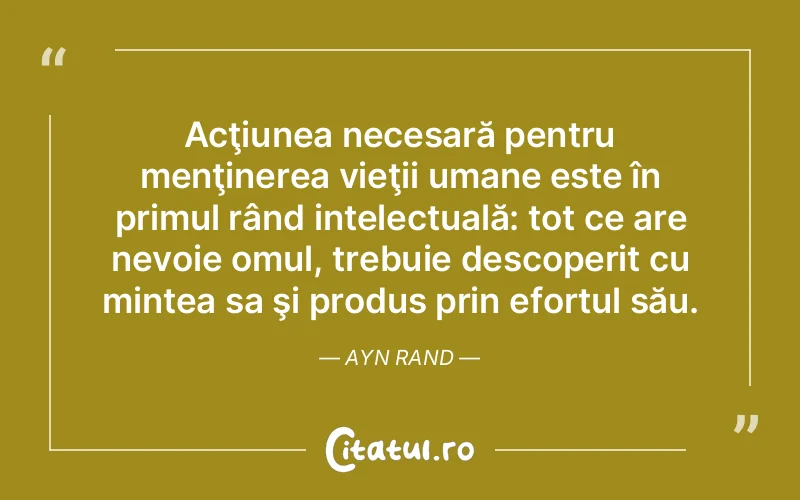 Citat Ayn Rand - citate oameni