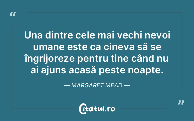 Citat Margaret Mead - citate oameni