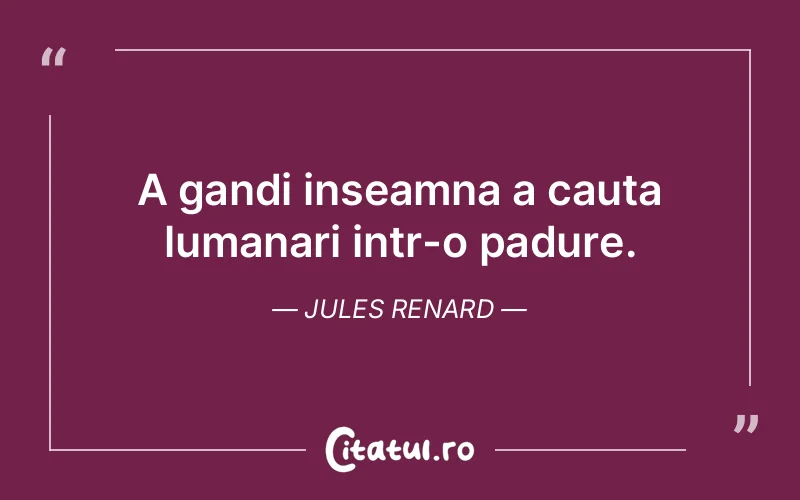 Citat Jules Renard - citate oameni