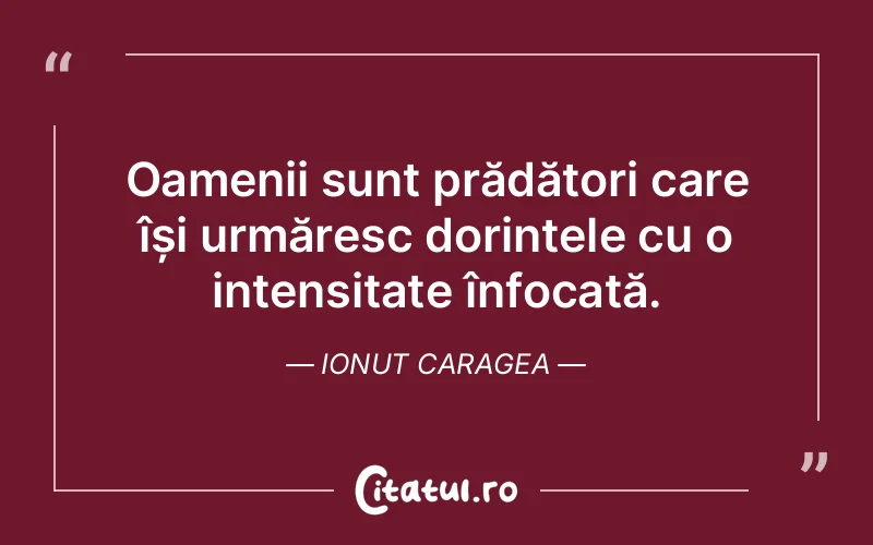 Citat Ionut Caragea - citate oameni
