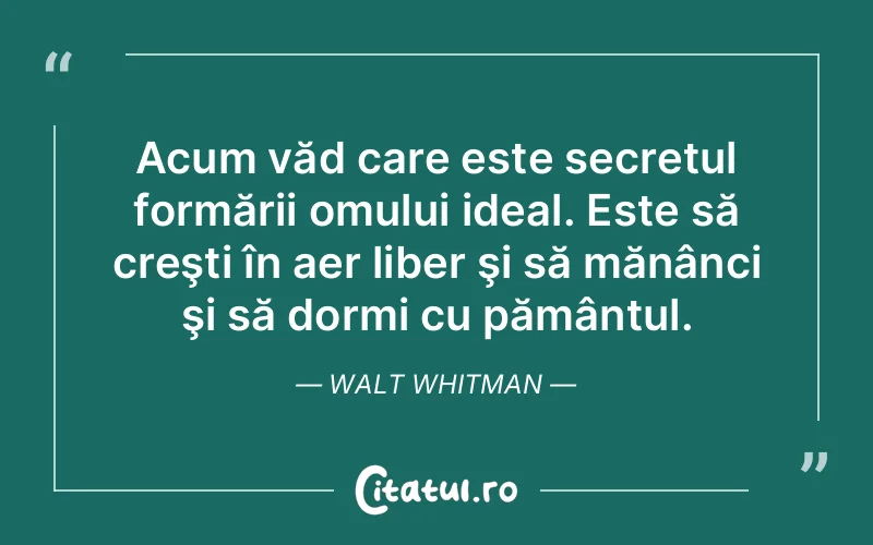 Citat Walt Whitman - citate oameni