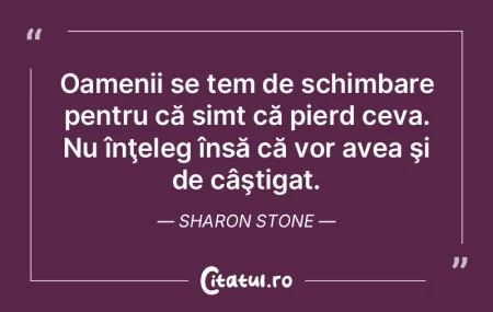 Schimbarea devine imposibilă fără o b... Schimbarea devine imposibilă fără o b...