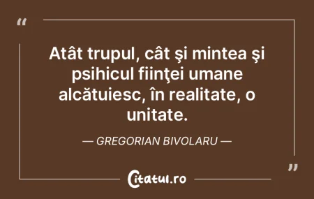 Mintea este într-o anumită măsură tu... Mintea este într-o anumită măsură tu...