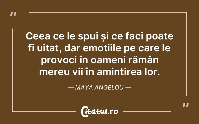 Citat Maya Angelou - citate oameni