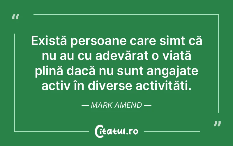 Citat Mark Amend - citate oameni