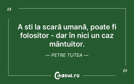 Istoria este descoperirea principiului c... Istoria este descoperirea principiului c...
