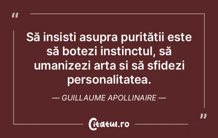 Totul ne poate fi luat, mai puțin un lu...