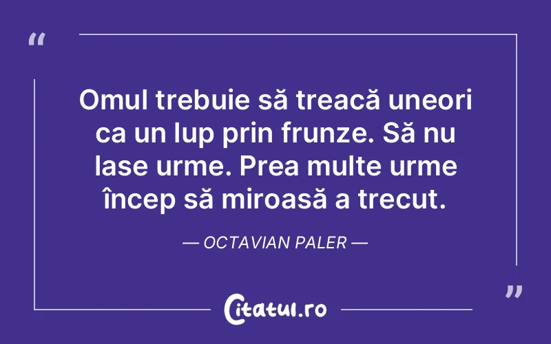 Citat Octavian Paler - citate oameni