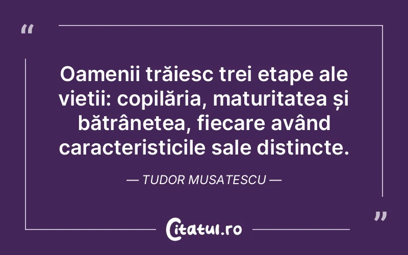 Citat Tudor Musatescu - citate oameni