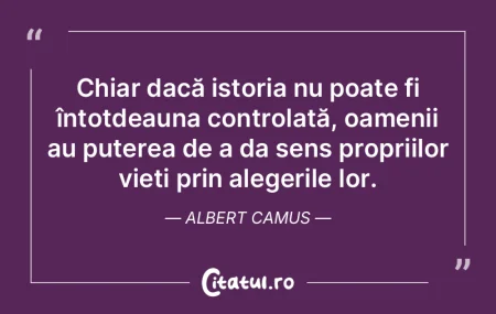 Omul a fost înşelat de zei. Altfel nu ...