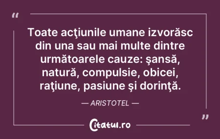 Natura umană nu trebuie forţată, ci c... Natura umană nu trebuie forţată, ci c...