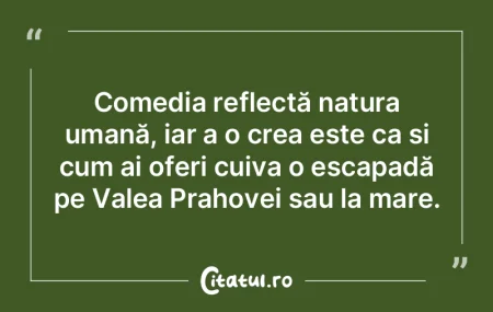 Prin crearea omului, natura nu a comis d...