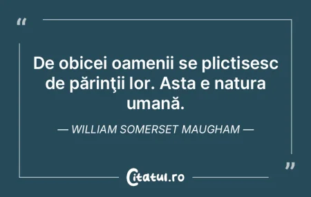 Natura umană este ca apa: ia forma reci...