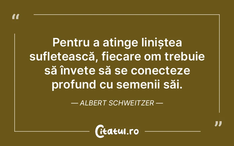 Citat Albert Schweitzer - citate oameni
