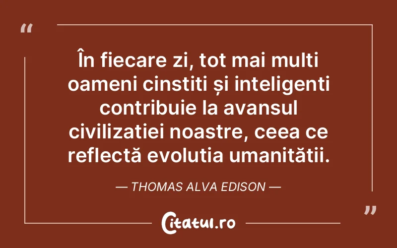 Citat Thomas Alva Edison - citate oameni
