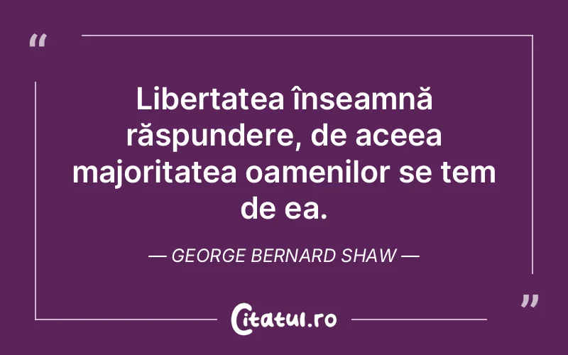 Citat George Bernard Shaw - citate oameni