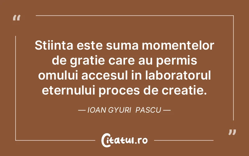 Citat Ioan Gyuri Pascu - citate oameni