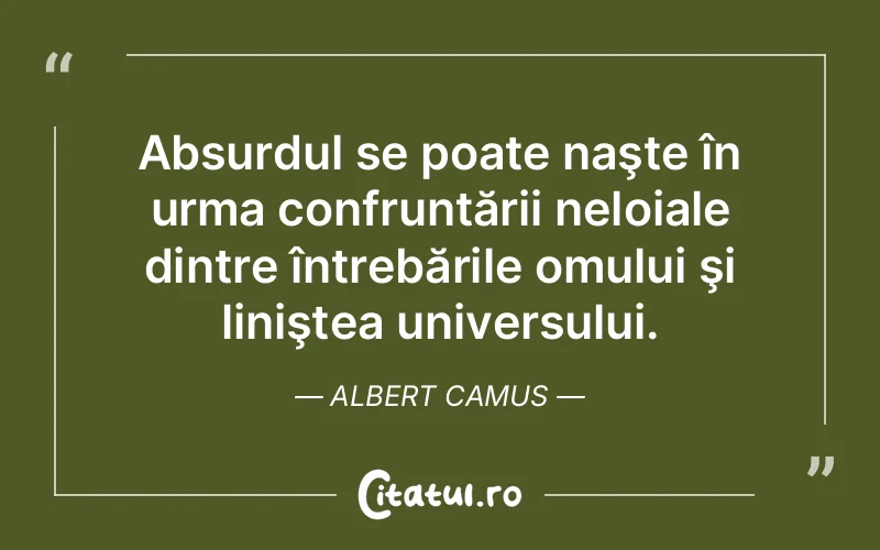 Citat Albert Camus - citate oameni