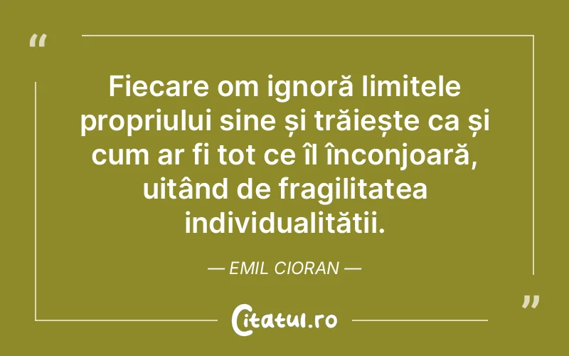 Citat Emil Cioran - citate oameni