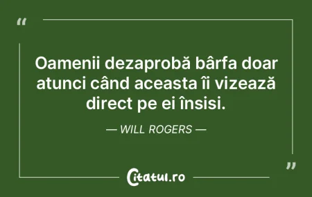 Răzbunarea se aseamănă cu o piatră g...
